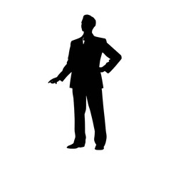 business people silhouette 