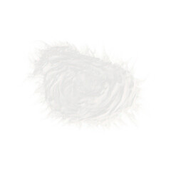 thin layer of flour  isolated on transparent png.
