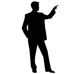 business people silhouette 