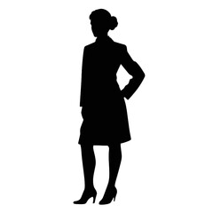 business people silhouette 