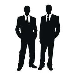 business people silhouette 