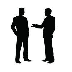 business people silhouette 
