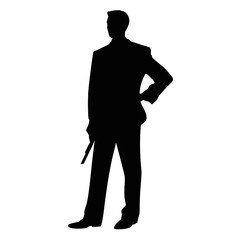 business people silhouette 
