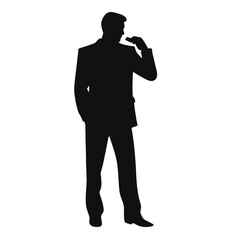 business people silhouette 
