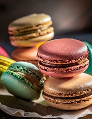 Macarons, product photography for restaurants
