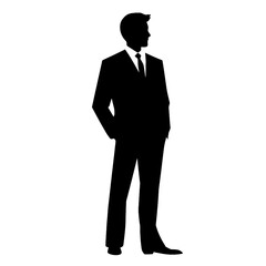 business people silhouette 
