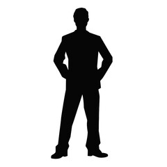 business people silhouette 
