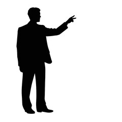 business people silhouette 
