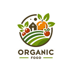 Organic Food Graphic Logo