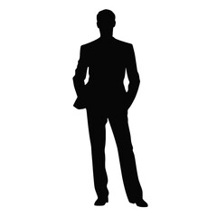 business people silhouette 
