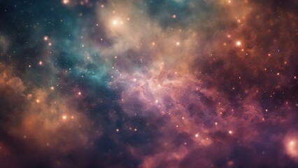 Naklejka premium space galaxy background space nebula forming 