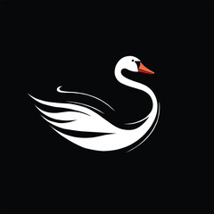 Grace in Simplicity: The Elegant Beauty of a Simple Swan