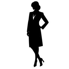 business people silhouette 