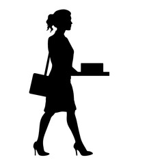 business people silhouette 