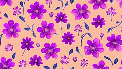 Flowers Pattern Background