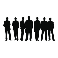 business people silhouette 
