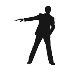 business people silhouette 