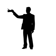 business people silhouette 