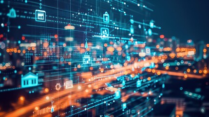 Obraz premium challenges and opportunities of integrating internet of things (IoT) in financial services