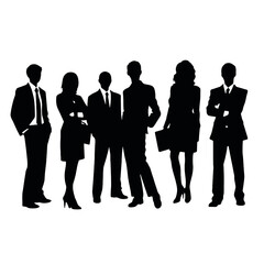 business people silhouette 