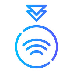 tap to pay gradient icon