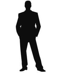 business people silhouette 