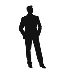 business people silhouette 
