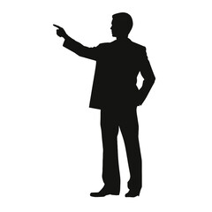 business people silhouette 