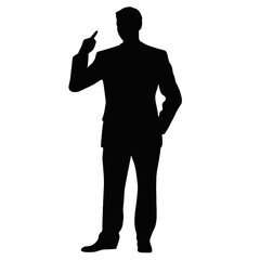 business people silhouette 