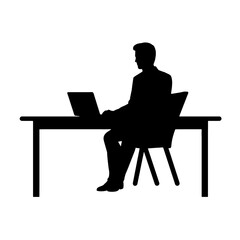 business people silhouette 