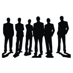 business people silhouette 
