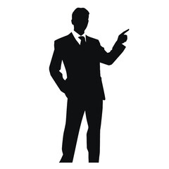 Obraz premium business people silhouette 