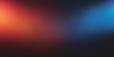 Fototapeta premium abstract Color gradient grainy background, dark red blue orange black noise textured grain gradient backdrop website header poster banner cover design