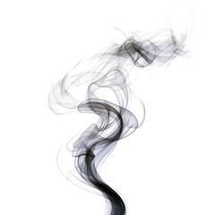 Abstract flying gray smoke cloud, a soft Smoke explode cloudy on transparent png.	