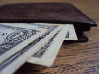 Banknotes in the wallet