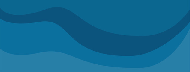 Minimalist abstract sea blue background.