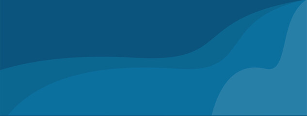 Minimalist abstract sea blue background.