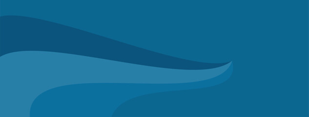 Minimalist abstract sea blue background.