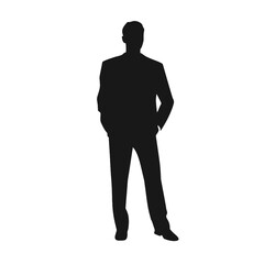 business people silhouette 