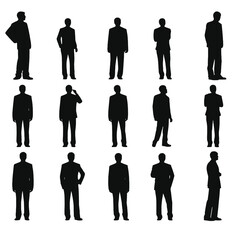 business people silhouette 