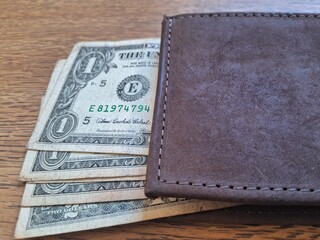 Obraz premium wallet with money