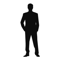 Fototapeta premium business people silhouette 