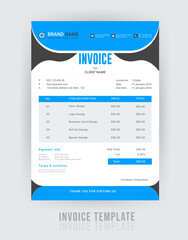 Company invoice Design