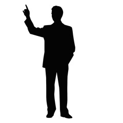 business people silhouette 