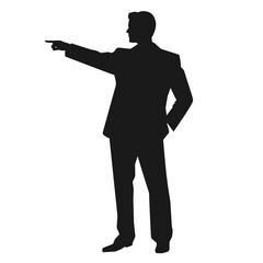 business people silhouette 