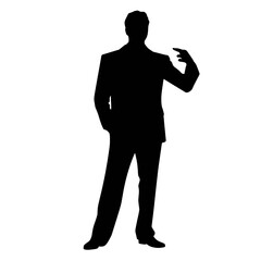 business people silhouette 