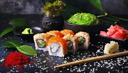 Sushi, product photography for restaurants