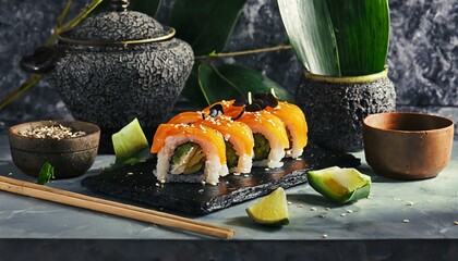 Sushi, product photography for restaurants