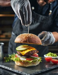 Hamburguer, product photography for restaurants