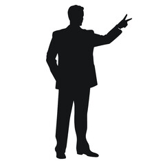 business people silhouette 